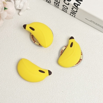 Banānu formas silikona magnētiskais turētājs telefonam – Snap-On