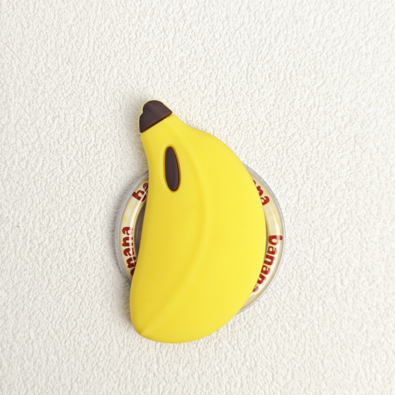 Banānu formas silikona magnētiskais turētājs telefonam – Snap-On