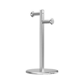 Suport pentru căști din aliaj de aluminiu, cârlig dublu, pentru masă, potrivire universală