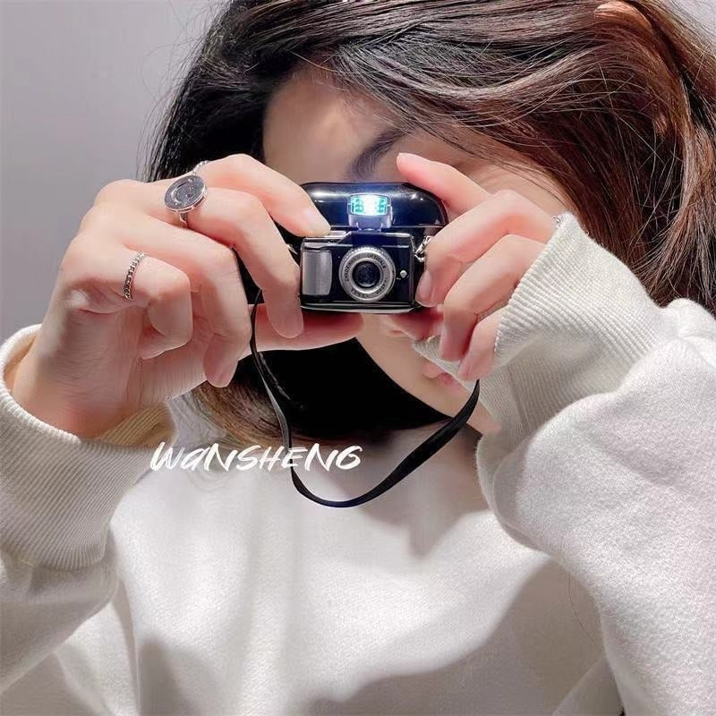 Retro futrola za AirPods Pro - TPU mekano kućište, injekcijsko oblikovanje, univerzalna kompatibilnost