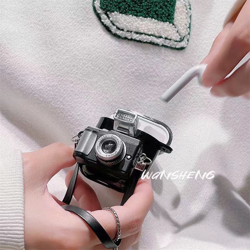 Retro futrola za AirPods Pro - TPU mekano kućište, injekcijsko oblikovanje, univerzalna kompatibilnost