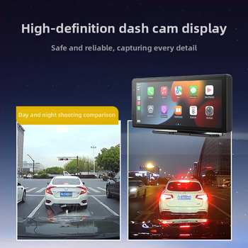 Auto kamera s bežičnim CarPlayem i središnjim zaslonom, model M52, dual-core procesor, 1 GB RAM, 1080P rezolucija, USB-C sučelje