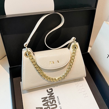 PU kis négyzet alakú táska gyémánt mintával, láncos keresztpánt, mindennapi női táska, 2025-őszi megjelenés