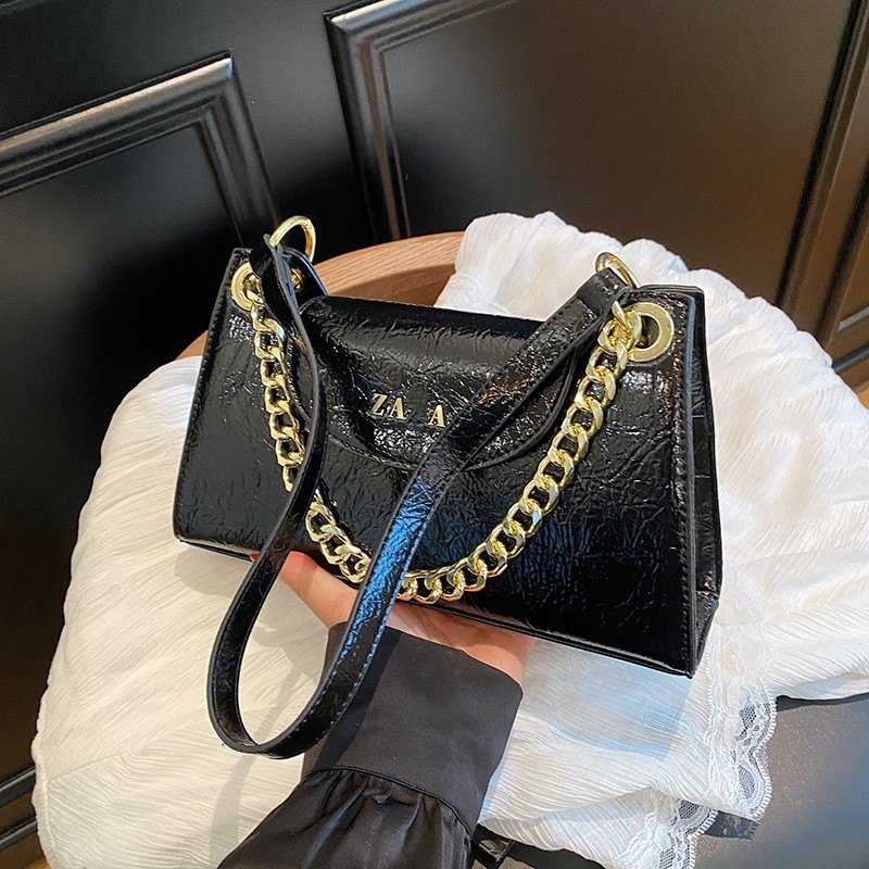 PU kis négyzet alakú táska gyémánt mintával, láncos keresztpánt, mindennapi női táska, 2025-őszi megjelenés