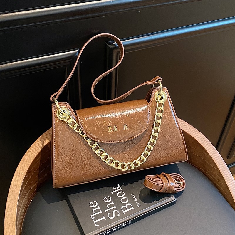 PU kis négyzet alakú táska gyémánt mintával, láncos keresztpánt, mindennapi női táska, 2025-őszi megjelenés