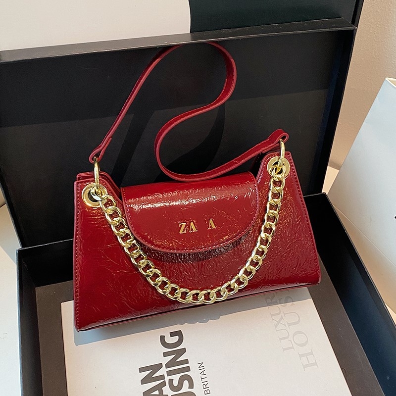 PU kis négyzet alakú táska gyémánt mintával, láncos keresztpánt, mindennapi női táska, 2025-őszi megjelenés