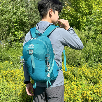 Nine o'clock ruksak za planinarenje – najlon, unisex, prozračan, podstava od poliestera, sustav zračnih jastučića na naramenicama, za outdoor aktivnosti, jesen 2024