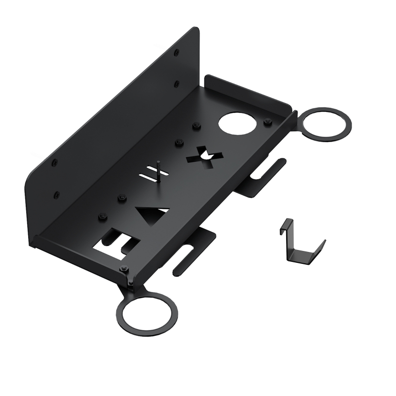 Suport de perete PS5/PS5 Slim pentru consolă, controler și căști (Model JYS-P5213, Greutate 820 g, Compatibil cu PS5/PS5 Slim)