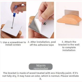 Sienas stiprinātais austiņu statīvs, mākslīgā āda, viegli uzstādāms, piemērots austiņām