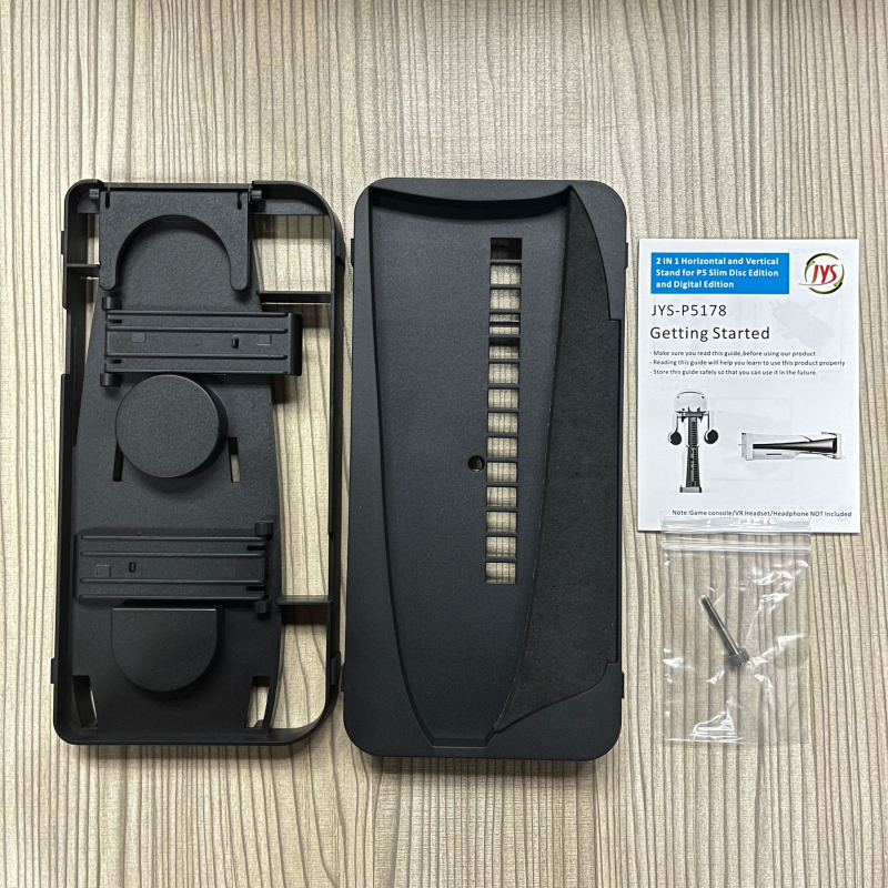 Stalak za PS5 Slim – horizontalna i vertikalna podrška s prostorom za VR2 headset, ABS materijal, 281 g