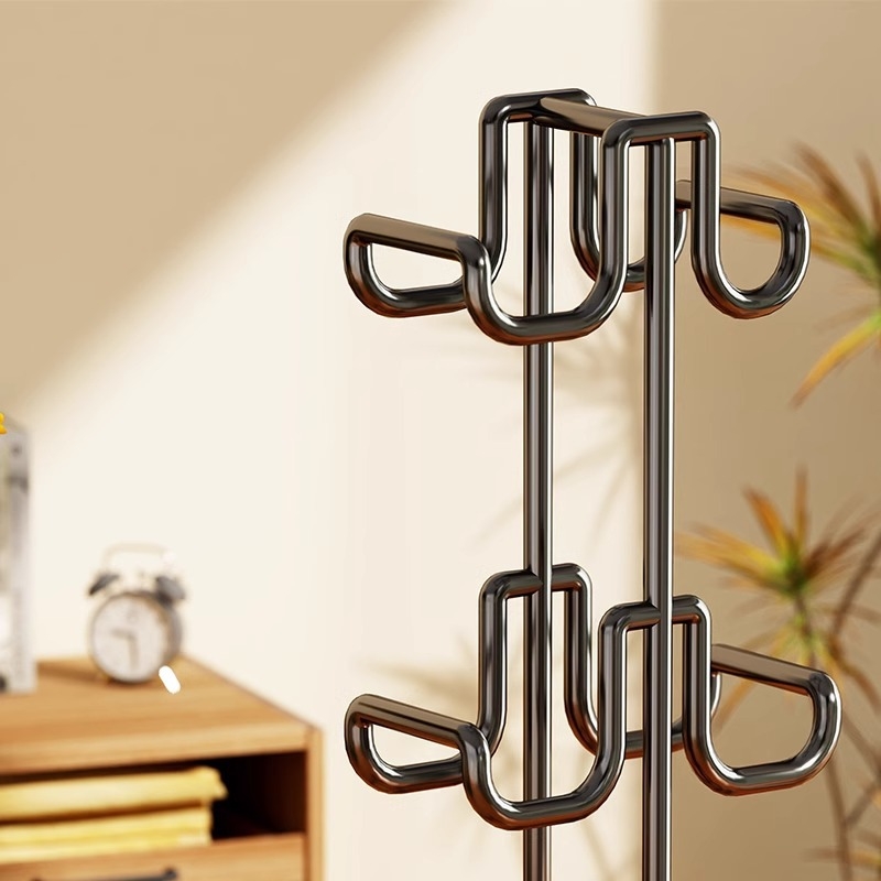 Gamepada statīvs un austiņu pakaramais – daudzfunkcionāls galda organizētājs, oglekļa tērauds, zīmols Evesigar, modelis yxsbzj, mūsdienīgs minimālisma stils