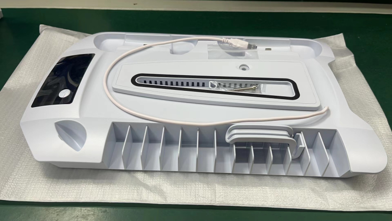 PS5 višenamjenska baza s ručkom i dvostrukim punjenjem – držač za slušalice i držač za diskove (model YH-57) kompatibilan s PS5 Slim/PS5/PS5 Pro