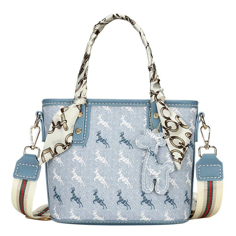 Ženska PU bucket torba, cilindrični oblik, zatvaranje na zip, unutarnja džep s patch, dodatni sloj uključen, gradski minimalistički stil