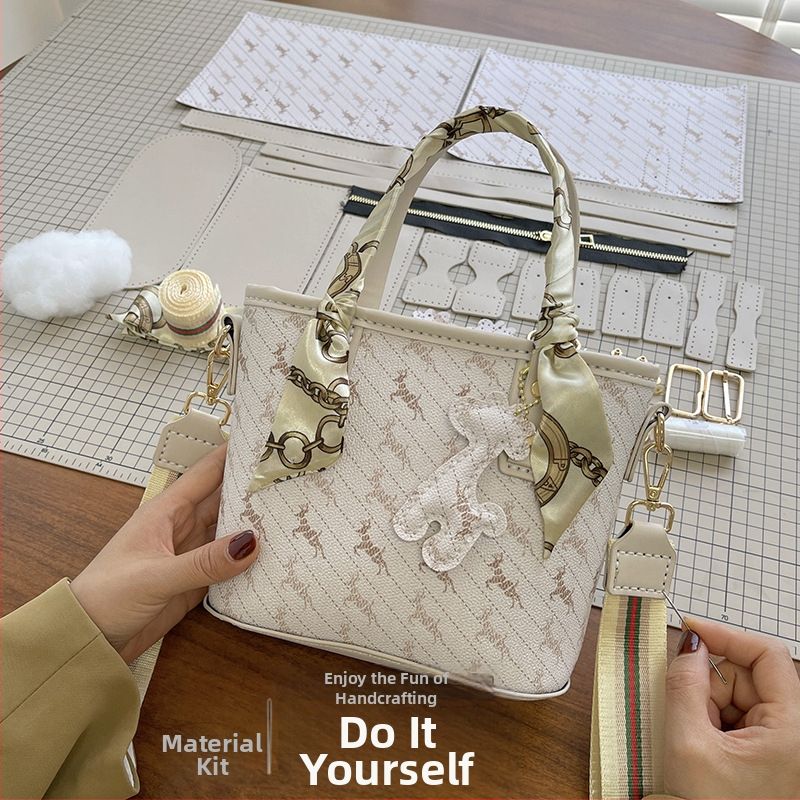 Ženska PU bucket torba, cilindrični oblik, zatvaranje na zip, unutarnja džep s patch, dodatni sloj uključen, gradski minimalistički stil