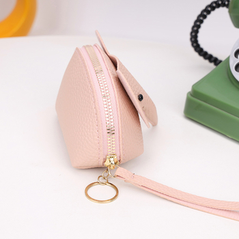 Mini novčanik s likom slona - PU materijal, svježi i sladak stil, za žene, ljeto 2025