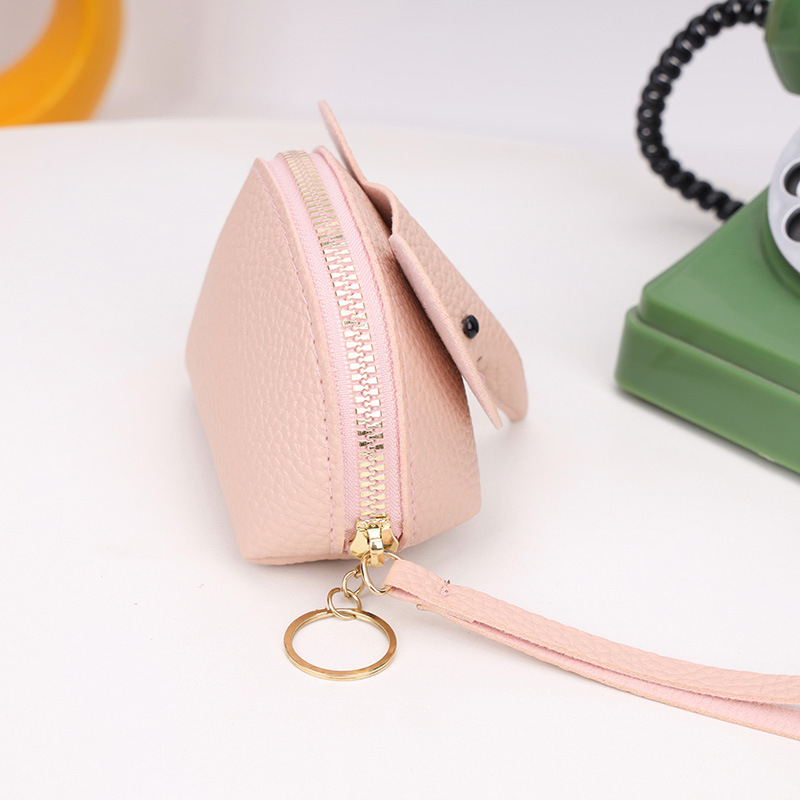 Mini novčanik s likom slona - PU materijal, svježi i sladak stil, za žene, ljeto 2025