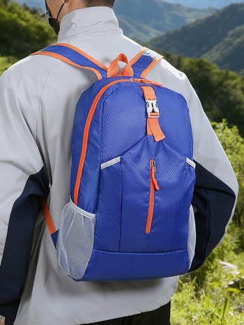 Unisex vanjski ruksak otporan na habanje, kapacitet do 20 L, Oxford tkanina, kompatibilan s 14-inčnim prijenosnikom, zakrivljene naramenice