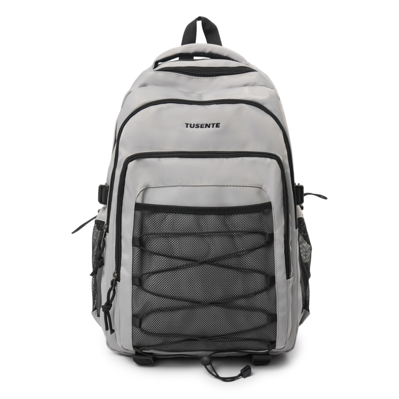 Rucsac unisex cu capacitate 36–55 L, potrivit pentru laptop de 16 inci, din material Oxford, căptușeală din nailon, model cu litere, curele de umăr curbate