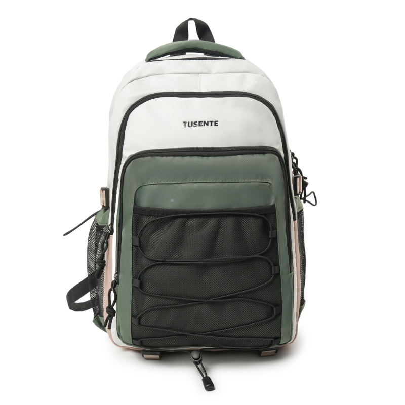 Rucsac unisex cu capacitate 36–55 L, potrivit pentru laptop de 16 inci, din material Oxford, căptușeală din nailon, model cu litere, curele de umăr curbate
