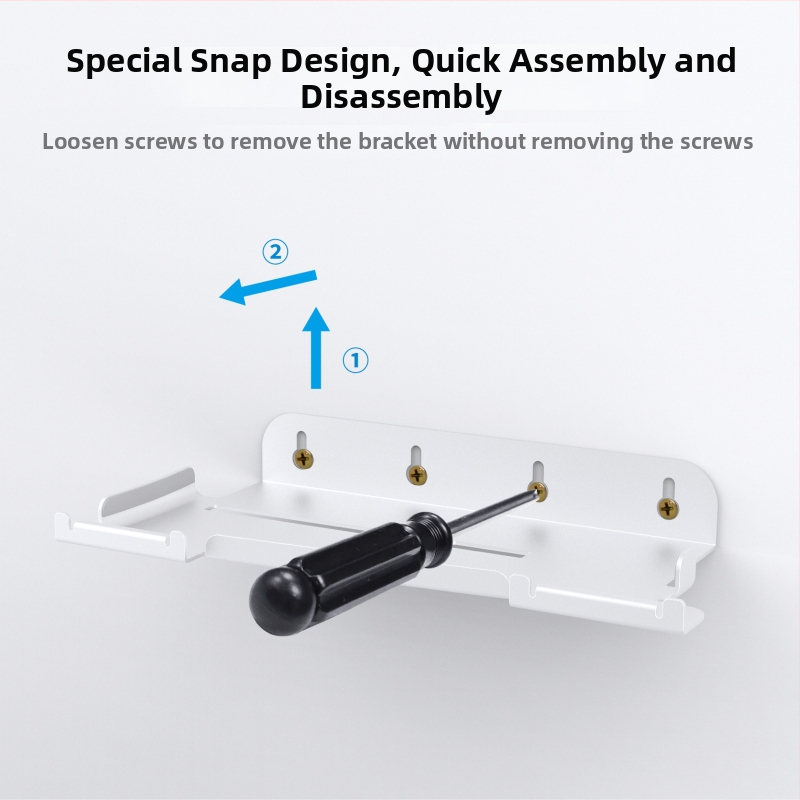 PS5 Slim stenový držiak na konzolu – Železný, nástenný úložný regál, model Ps5slim console