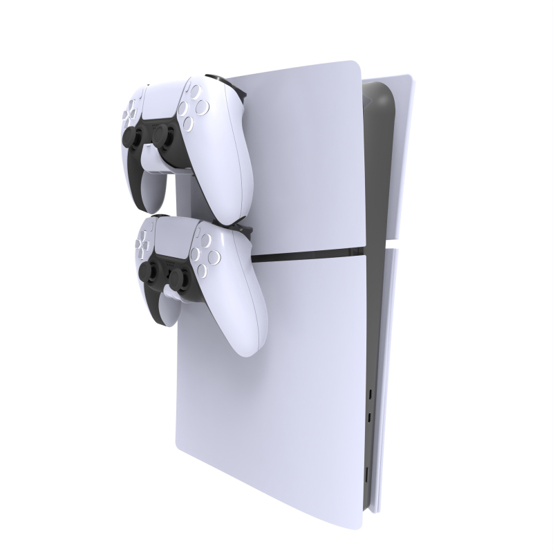 Držač za kontrolere i slušalice za PS5/Xbox s VR kukom – osvijetljeni stalak, ABS materijal, drži kontrolere, slušalice i VR opremu