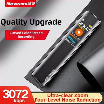 Newman V03 záznamník – WAV nahrávanie, 600 minút nahrávania, USB 2.0 rozhranie, vstavaný obojsmerný mikrofón, kovové puzdro
