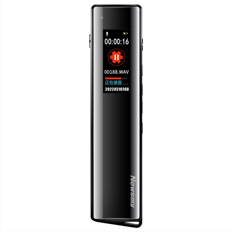 Newman V03 záznamník – WAV nahrávanie, 600 minút nahrávania, USB 2.0 rozhranie, vstavaný obojsmerný mikrofón, kovové puzdro