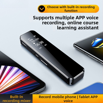 Stilou de înregistrare pentru prelegeri și întâlniri, cu suport pentru card TF; nu înregistrează video; non-OEM; fără garanție.