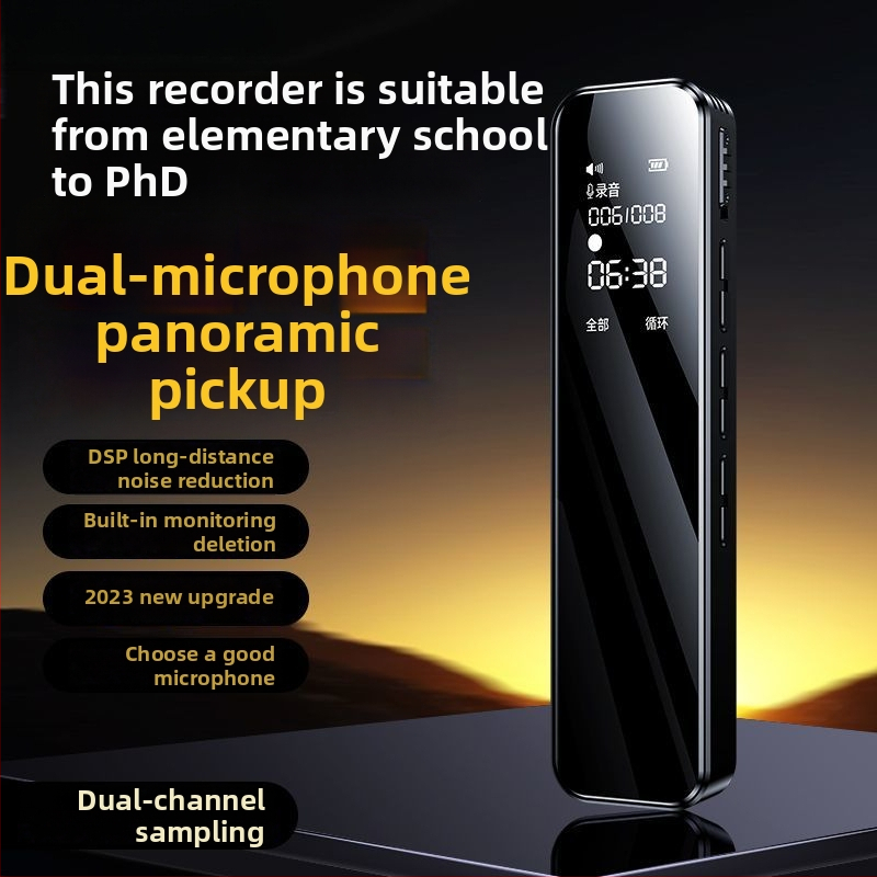 Stilou de înregistrare pentru prelegeri și întâlniri, cu suport pentru card TF; nu înregistrează video; non-OEM; fără garanție.