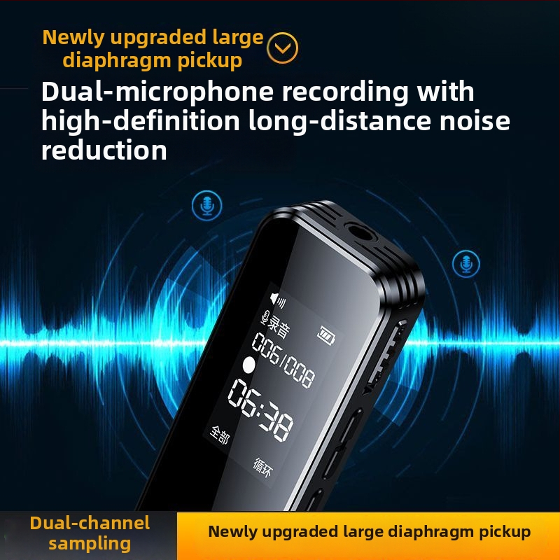 Stilou de înregistrare pentru prelegeri și întâlniri, cu suport pentru card TF; nu înregistrează video; non-OEM; fără garanție.