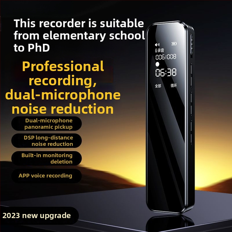 Stilou de înregistrare pentru prelegeri și întâlniri, cu suport pentru card TF; nu înregistrează video; non-OEM; fără garanție.