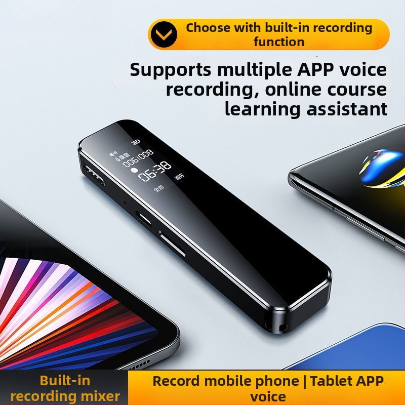 Stilou de înregistrare pentru prelegeri și întâlniri, cu suport pentru card TF; nu înregistrează video; non-OEM; fără garanție.