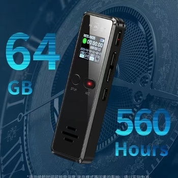 Zajcsökkentő hangrögzítő lítiumakkumulátorral, Type-C interfész, 27 nyelv, logó nélküli, modell A932 — folyamatos felvétel, WAV formátum, 3429 perc, USB 2.0, HD mikrofon, kétirányú