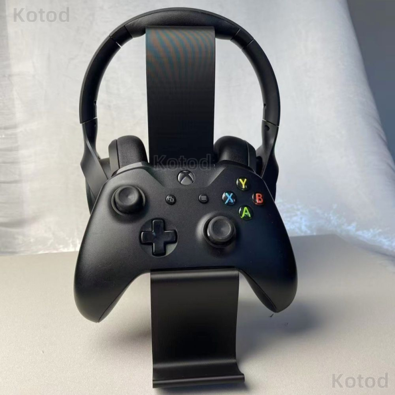 Galvasaustiņu statīvs uz datora galda — pielāgojams, piemērots darbvirsmai (Tips: Galda statīvs; Lietošana: Darbvirsma; Pielāgošana: Atbalstīta)