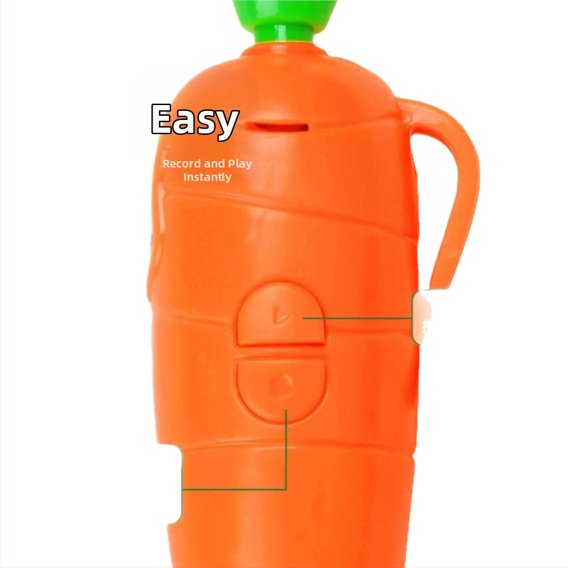 Burkānu formā ierakstāmā pildspalva — izglītojoša spēle, ierakstu ilgums 40 s, ieraksta formāts: Cits, AA baterija, korpuss ABS, atmiņas kartes nav atbalstītas