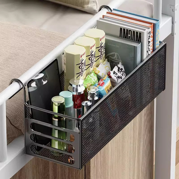 Vješena košarica za noćni ormarić — željezni materijal, minimalistički stil, brend Kitchen push, pogodna za daljinske upravljače, uredske potrepštine, voće, torbice, lijekove