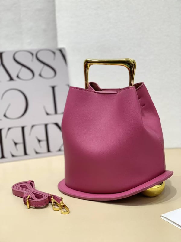 PU női bucket táska mágneszáras, poliészter béléssel, telefon- és személyi igazolvány zsebekkel