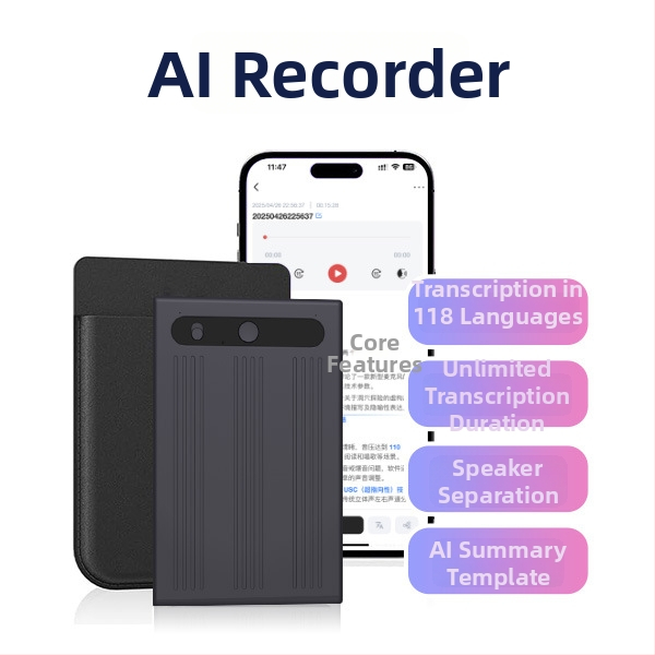 AI ierakstu pildspalva - stereo skaņa, MP3 formāts, alumīnija sakausējuma korpuss, USB barošana, modelis note-1