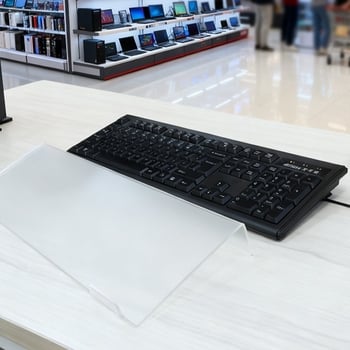 Ακρυλική βάση πληκτρολογίου για γραφείο, επιτραπέζιο στυλ, πλαστικό, άλλη μάρκα, αυξημένη κλίση