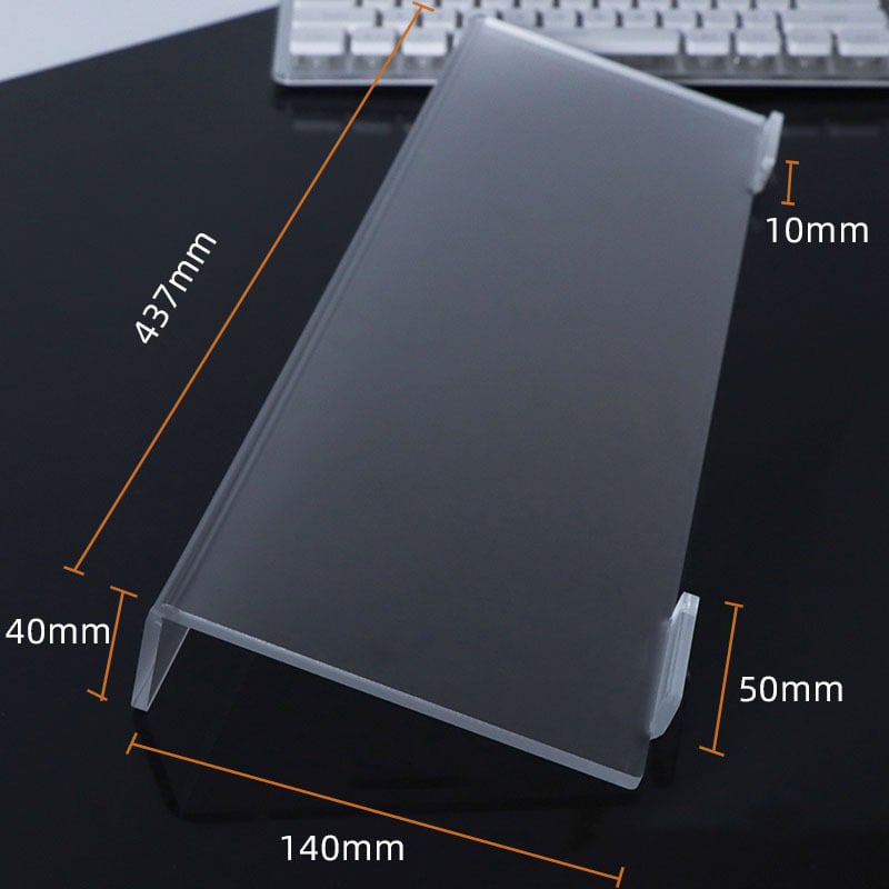 Ακρυλική βάση πληκτρολογίου για γραφείο, επιτραπέζιο στυλ, πλαστικό, άλλη μάρκα, αυξημένη κλίση