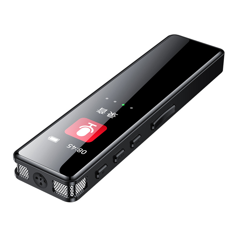 PCM felvételes hangrögzítő toll, MP3/WAV, 15 óra, TF-kártya, kétirányú mikrofon