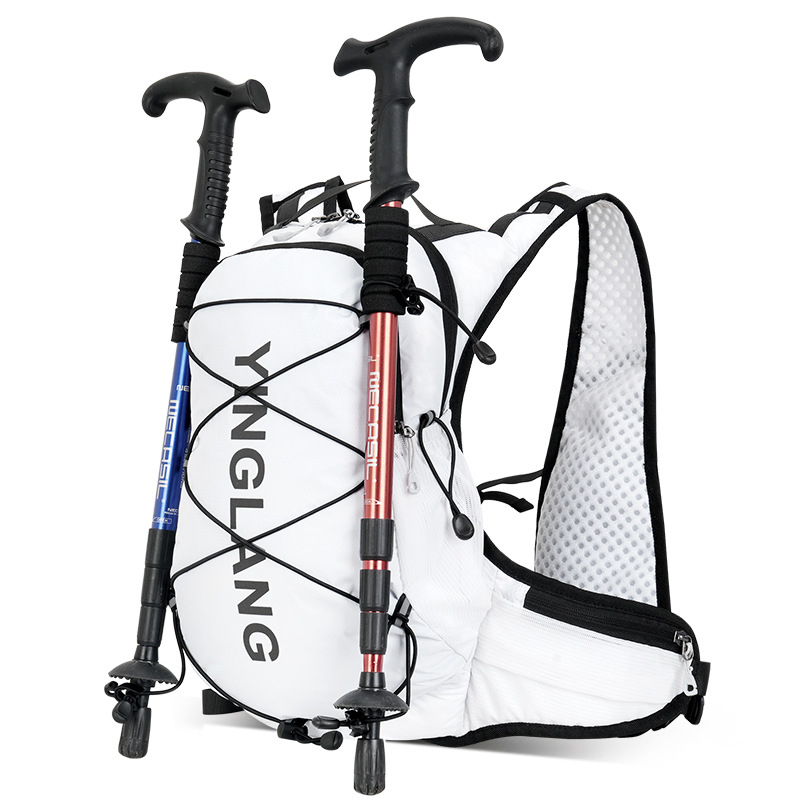 Unisex ruksak za planinarenje i MTB, lagani najlon, prozračan, vodootporan, otporan na habanje, proširiv, zakrivljene naramenice