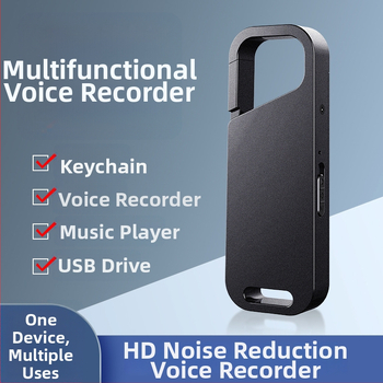 S28 Φορητός καταγραφέας φωνής, 26 ώρες εγγραφής, MP3/WAV, USB 2.0, διπλός μικρόφωνος