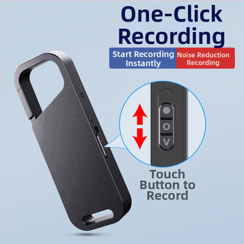 S28 Φορητός καταγραφέας φωνής, 26 ώρες εγγραφής, MP3/WAV, USB 2.0, διπλός μικρόφωνος