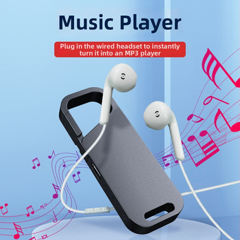 S28 Φορητός καταγραφέας φωνής, 26 ώρες εγγραφής, MP3/WAV, USB 2.0, διπλός μικρόφωνος