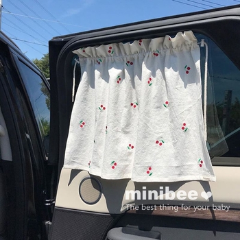 Curtă auto pentru bebeluși, stil mori de vânt, cu ventuze, transparentă, folie de aluminiu, agățată, compatibilă cu JULY MOLY