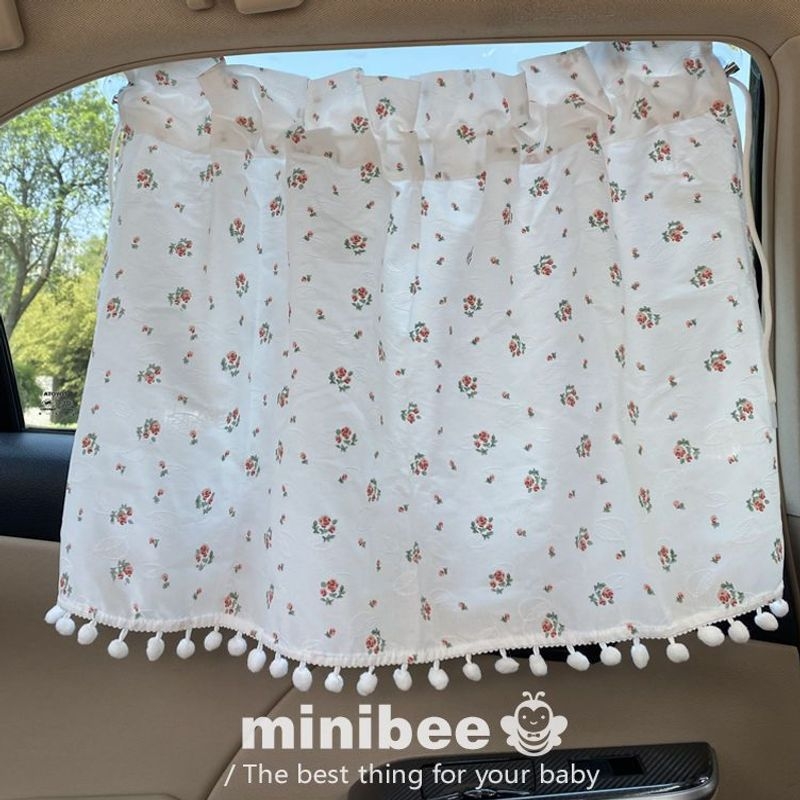 Curtă auto pentru bebeluși, stil mori de vânt, cu ventuze, transparentă, folie de aluminiu, agățată, compatibilă cu JULY MOLY