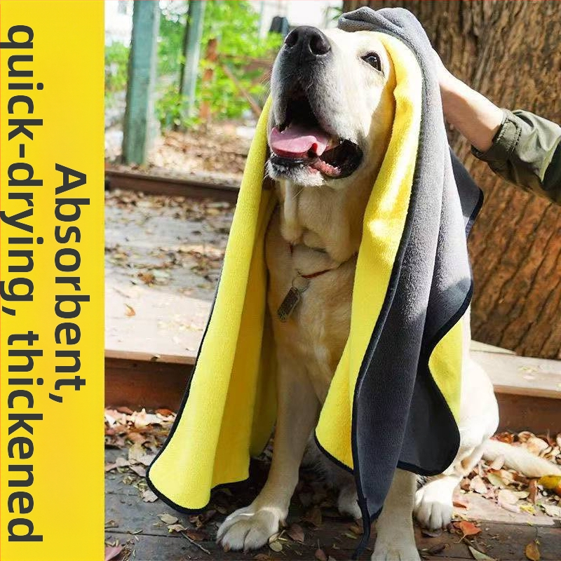 Taomiao Prosop pentru animale – Prosop absorbant de baie din Coral Fleece pentru câini (cutie 100 buc.)