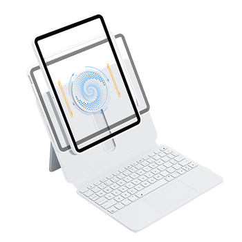 Bežična Bluetooth tipkovnica za iPad Pro 11″ i 13″ s magnetskim zaštitnim kućištem i ergonomskom podrškom