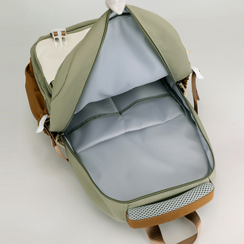 Unisex νάιλον σακίδιο για μαθητές, χωρητικότητας 20–35 L, χωράει 14″ φορητό, αναπνεόμενοι ιμάντες με καμπύλη, street style, ταξιδιωτική αναψυχή